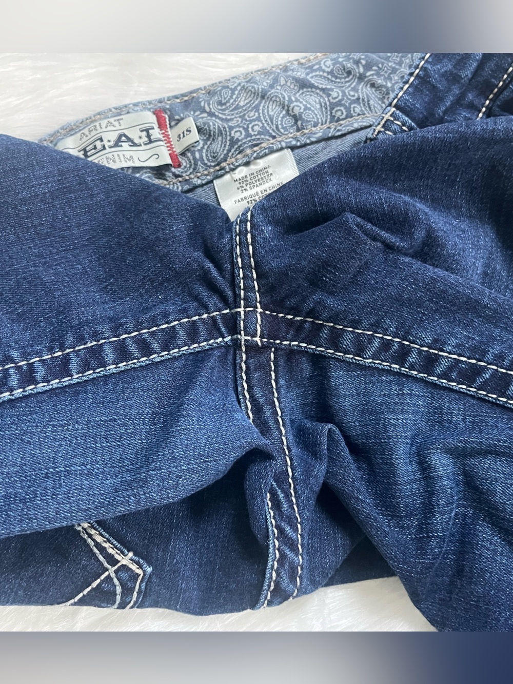 Ariat Dark Indigo Low Rise Bootcut Jeans - Picture 5 of 5